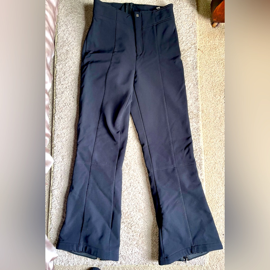 Nils Sportswear Black Ski Pants Like New Size 6 Long. Excellent Quality.